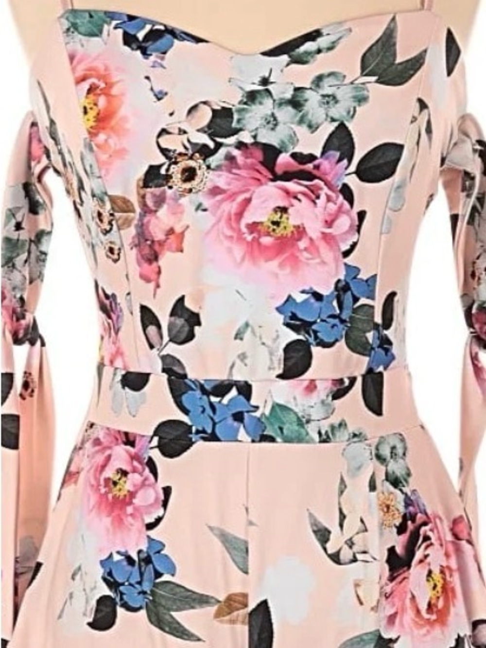 Venus Blush Pink & Floral Romper